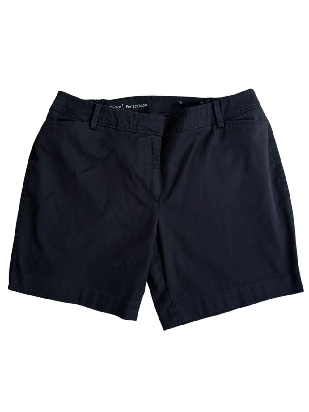 Talbots Perfect Short Black Stretch Cotton Chino Shorts. 16WP Plus Petite.